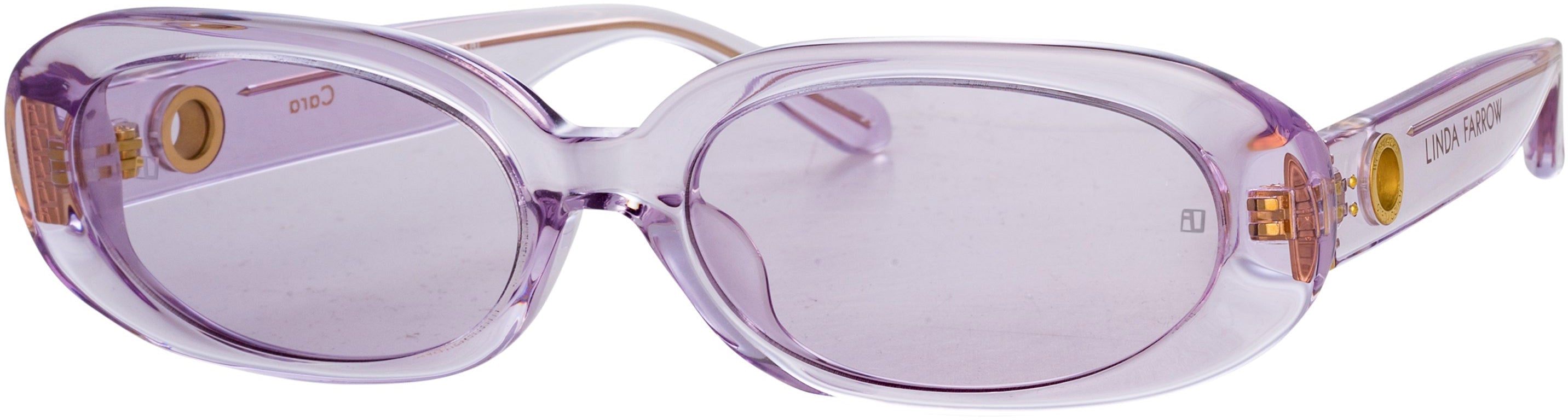 Color_LFL1252C5SUN - Cara Oval Sunglasses in Lilac