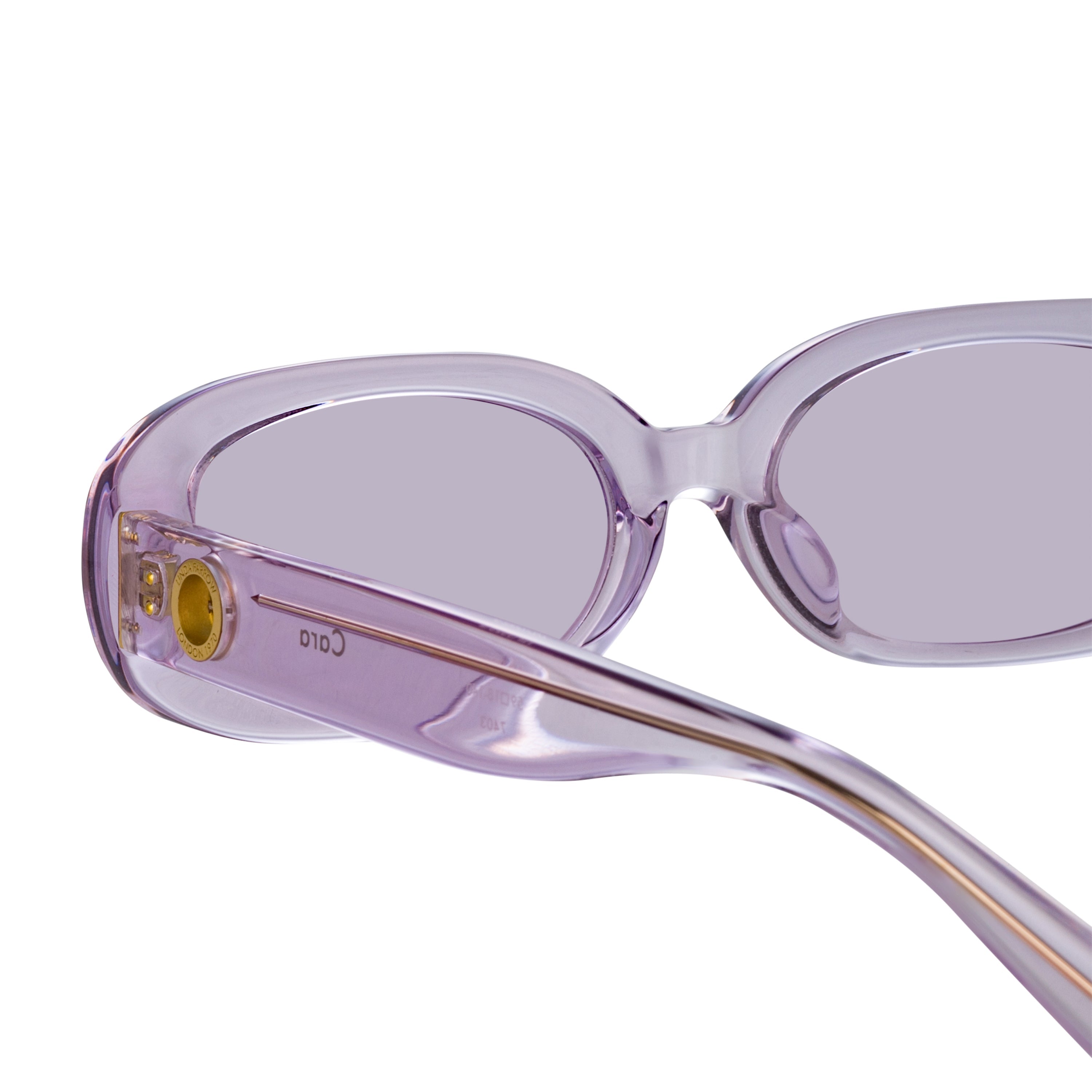 Color_LFL1252C5SUN - Cara Oval Sunglasses in Lilac