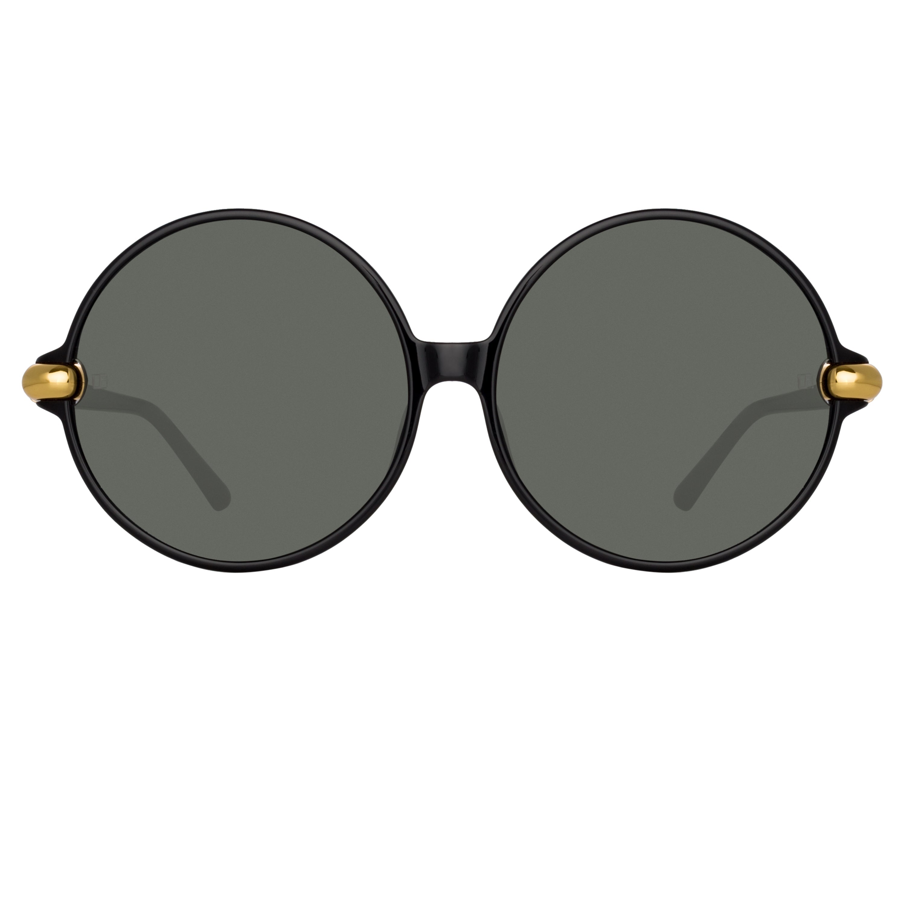 Color_LFL1259C1SUN - Victoria Round Sunglasses in Black