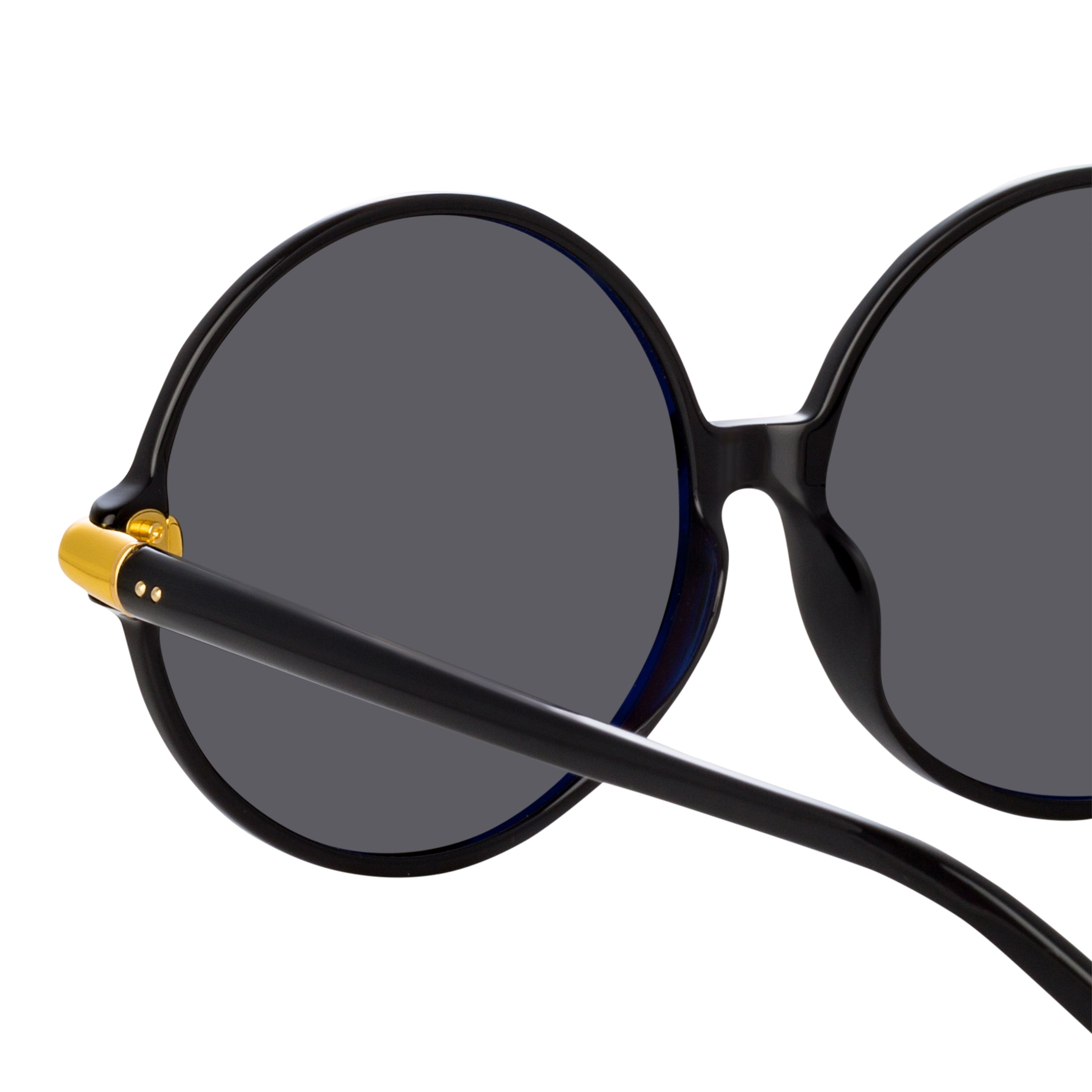 Color_LFL1259C1SUN - Victoria Round Sunglasses in Black