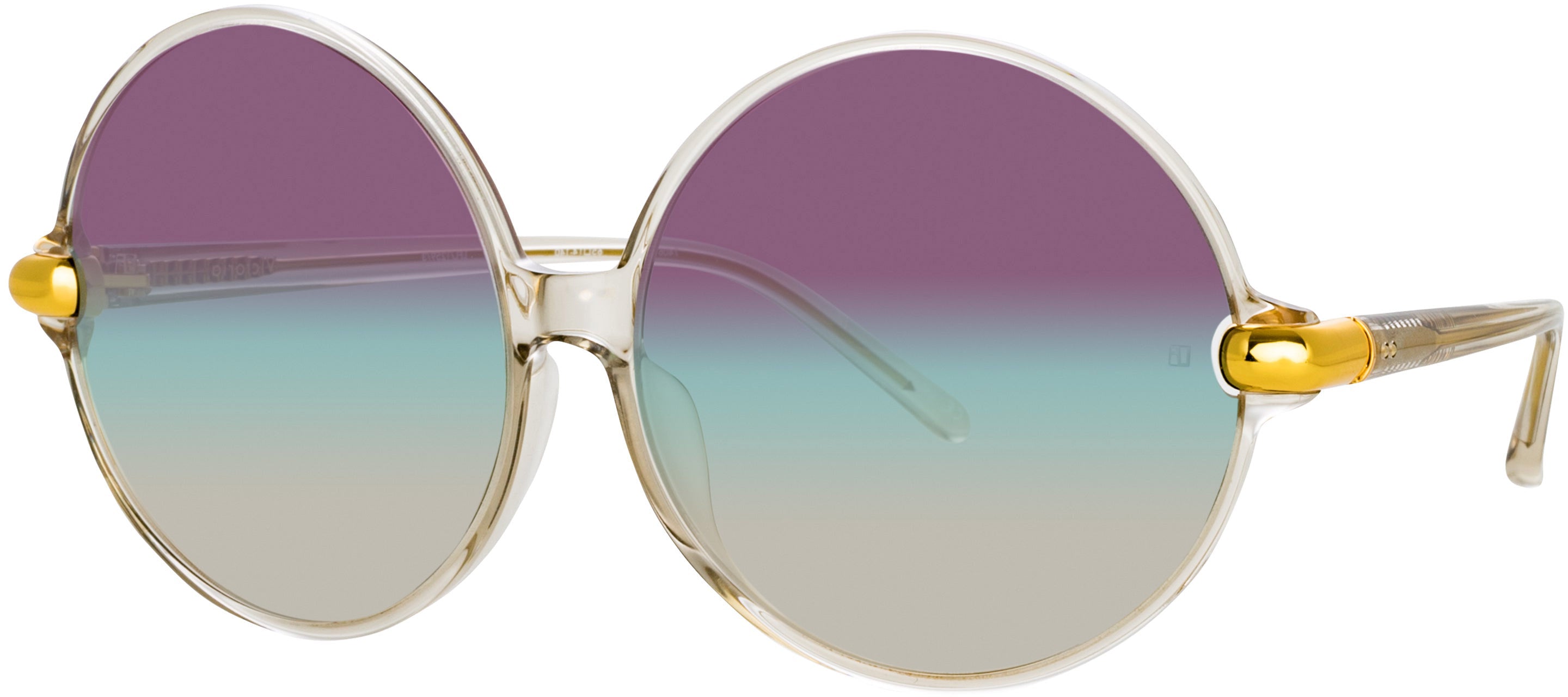 Color_LFL1259C3SUN - Victoria Round Sunglasses in Truffle