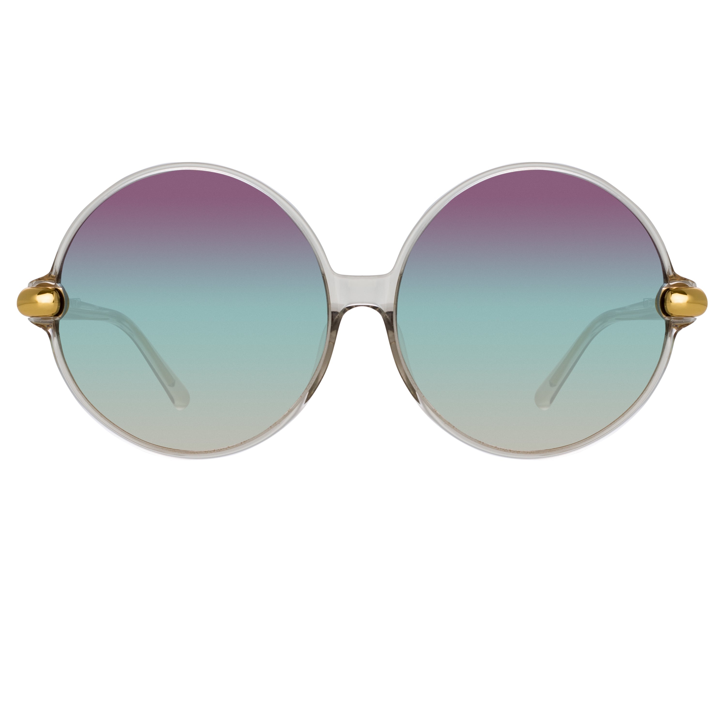 Color_LFL1259C3SUN - Victoria Round Sunglasses in Truffle