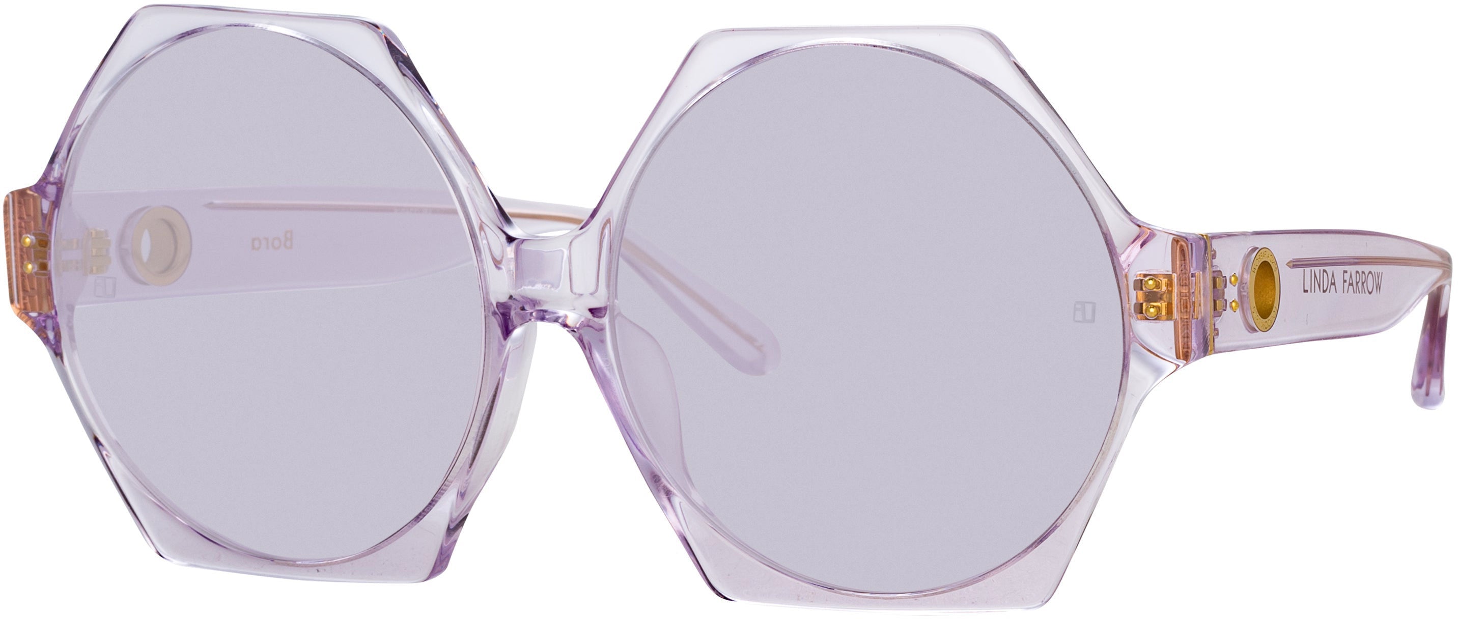 Color_LFL1260C5SUN - Bora Hexagon Sunglasses in Lilac