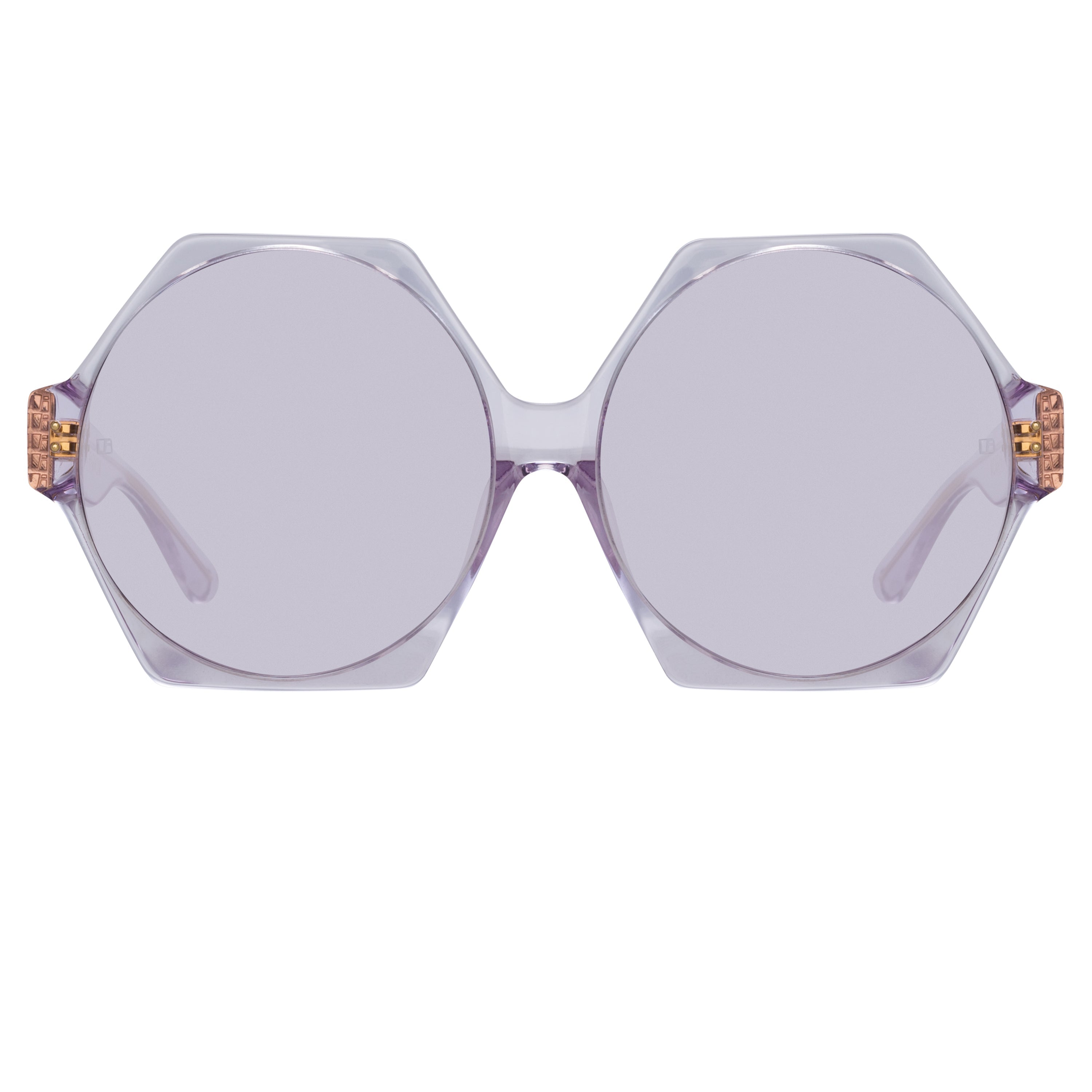 Color_LFL1260C5SUN - Bora Hexagon Sunglasses in Lilac