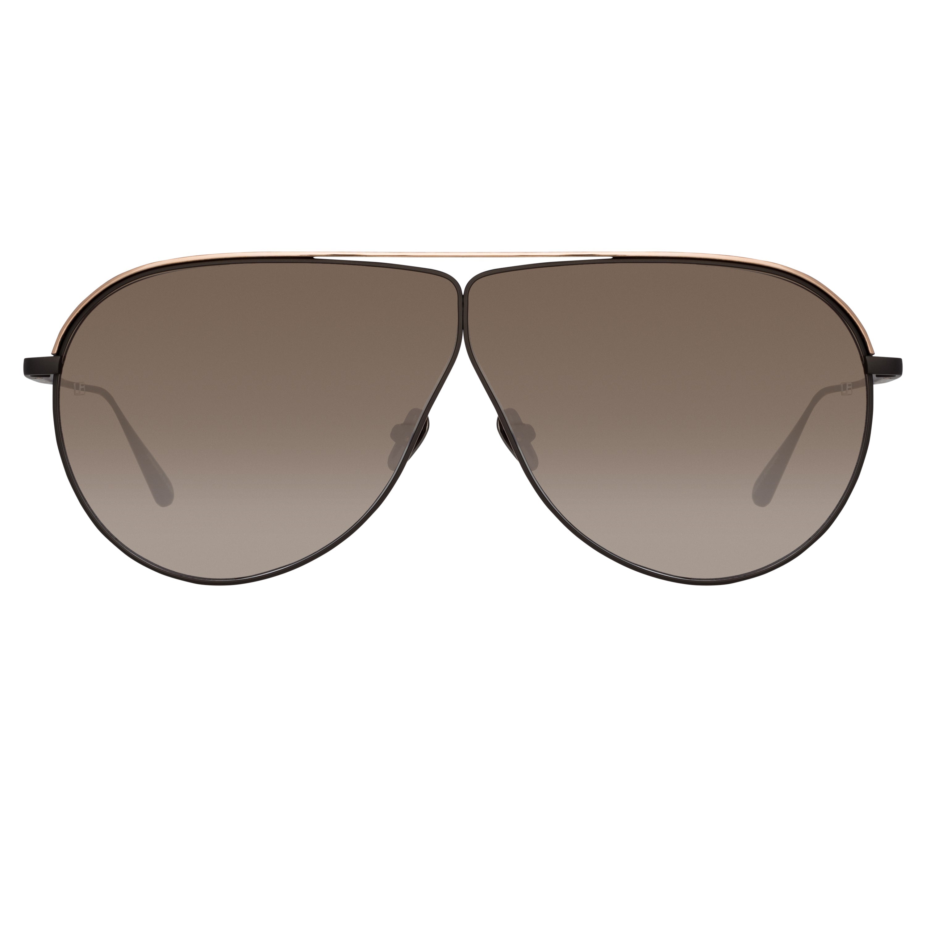 Color_LFL1263C1SUN - Hura Aviator Sunglasses in Black