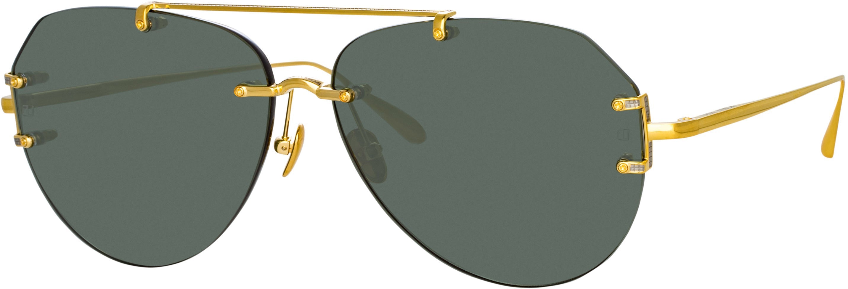 Color_LFL1266C2SUN - Duit Aviator Sunglasses in Yellow Gold