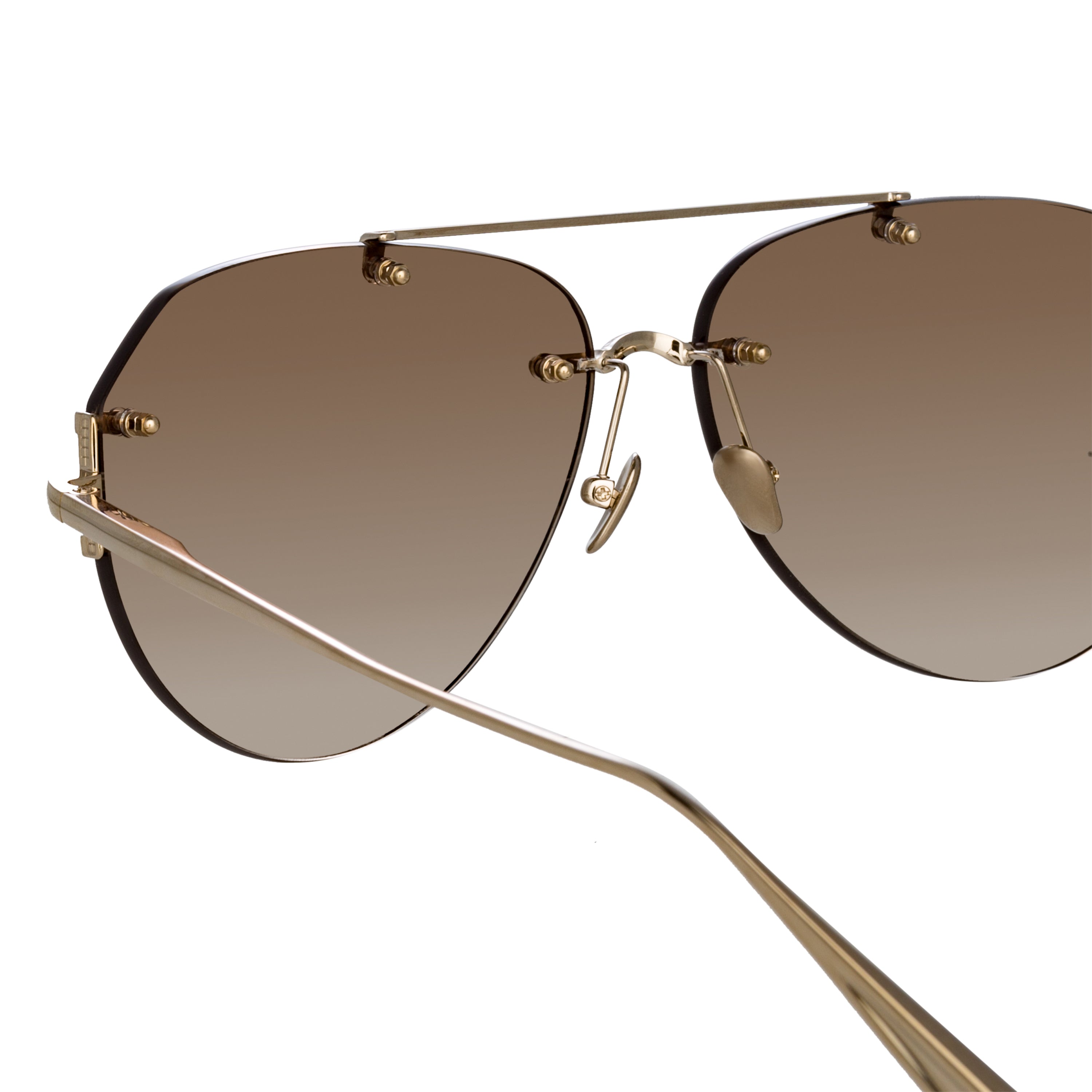 Color_LFL1266C3SUN - Duit Aviator Sunglasses in Light Gold