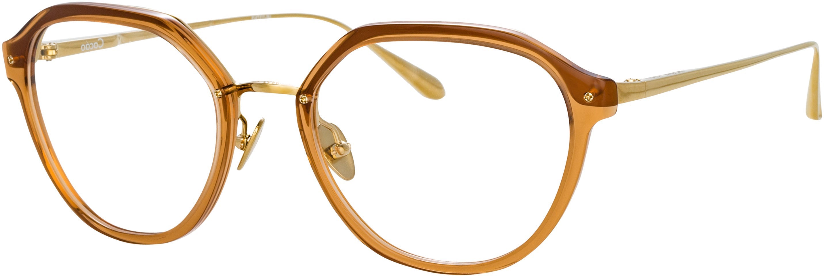 Color_LFL1273C3OPT - Cacao Angular Sunglasses in Tobacco