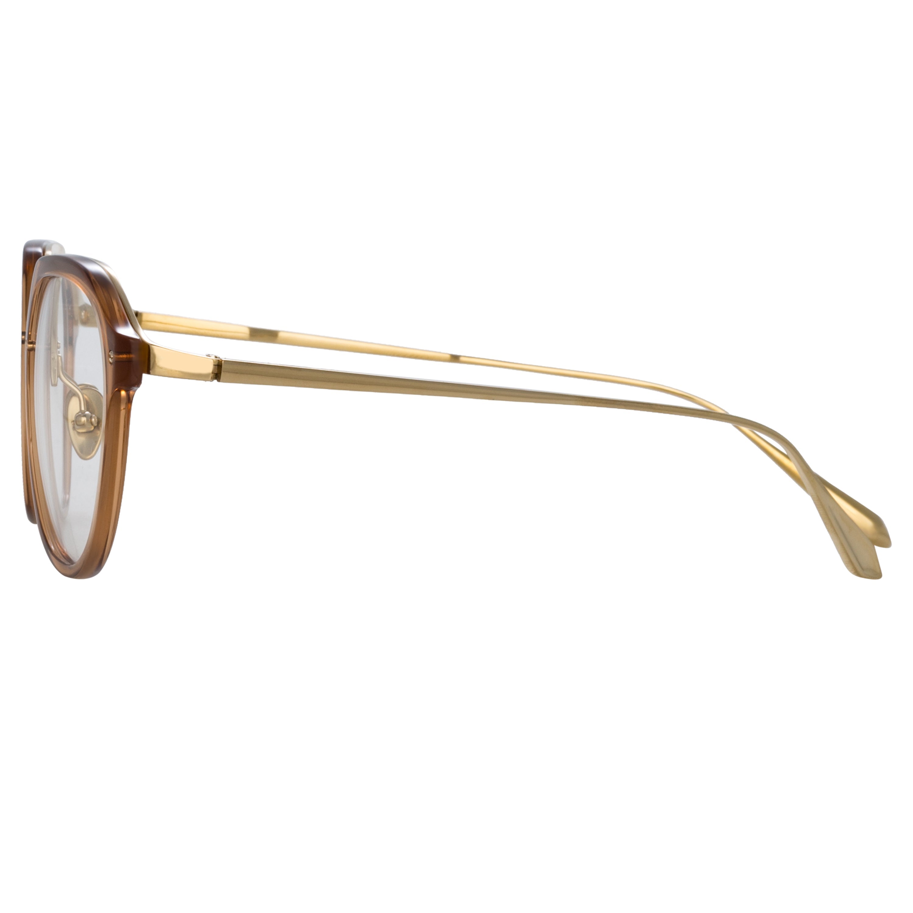 Color_LFL1273C3OPT - Cacao Angular Sunglasses in Tobacco