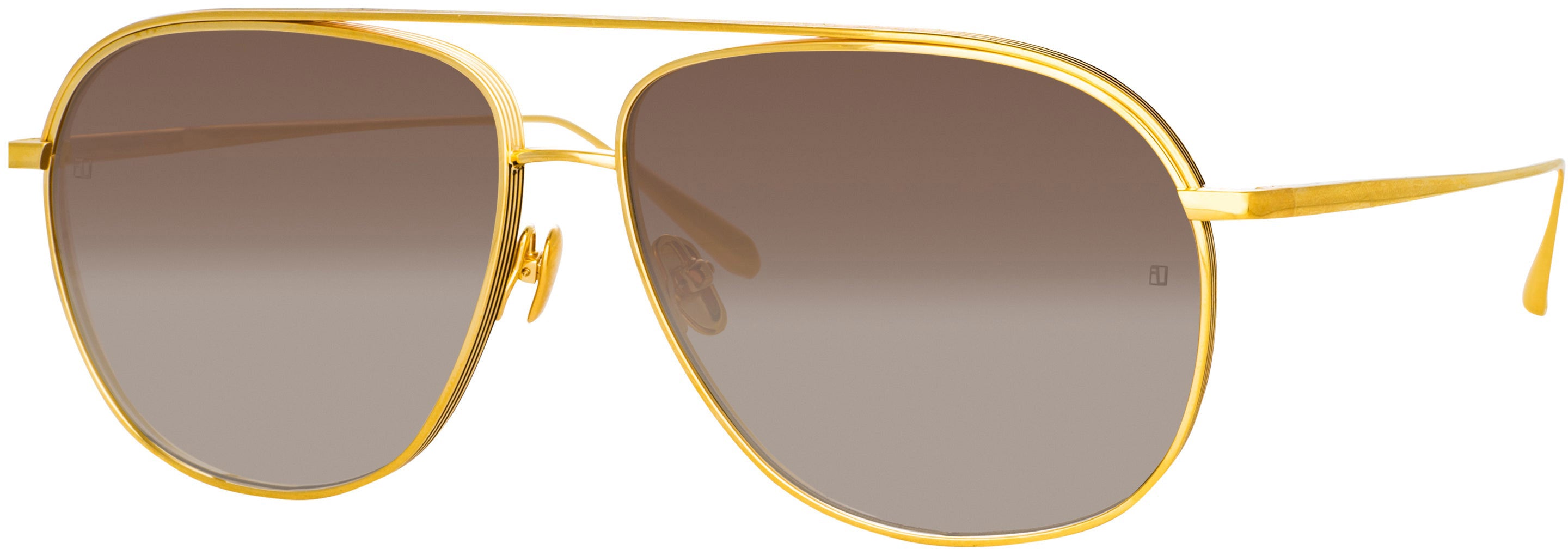 Color_LFL1279C2SUN - Matis Aviator Sunglasses in Yellow Gold