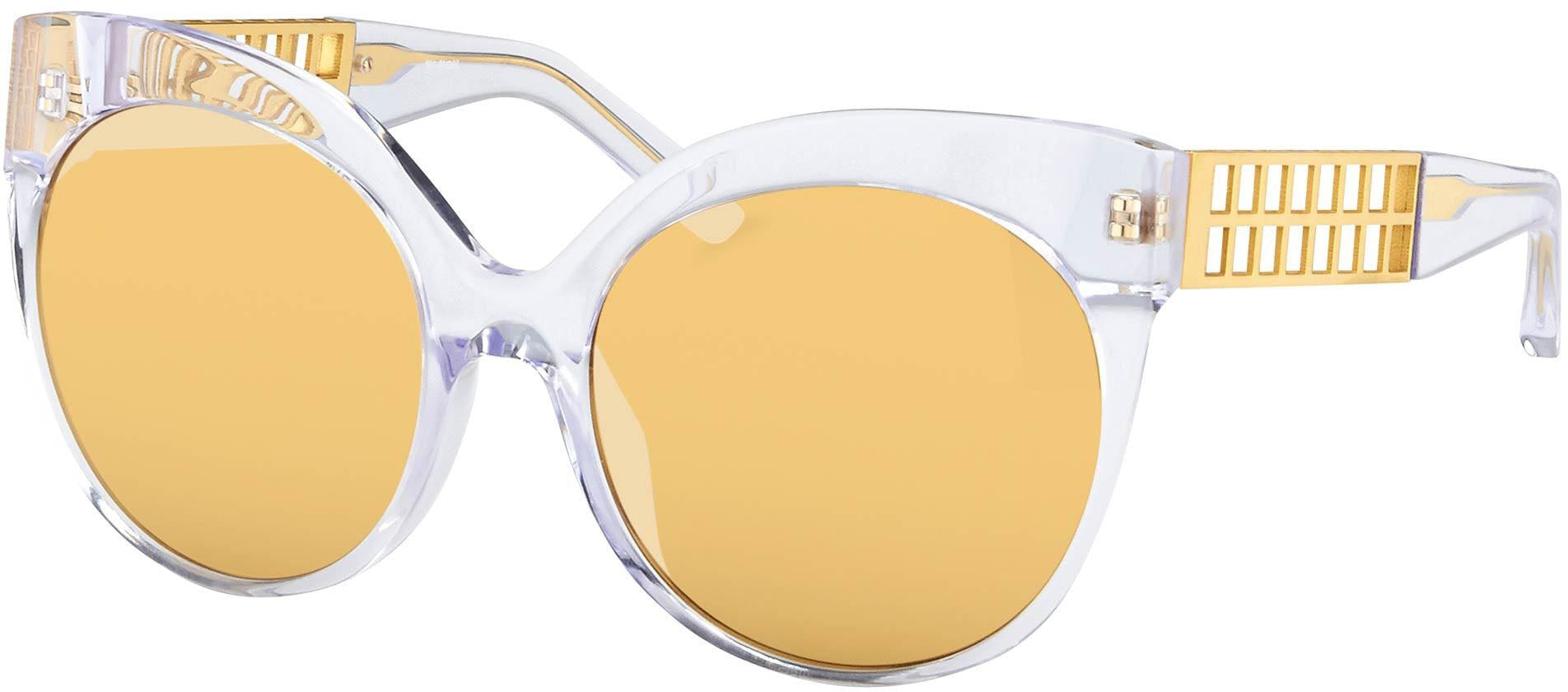 Color_LFL388C11SUN - Linda Farrow 388 C11 Cat Eye Sunglasses