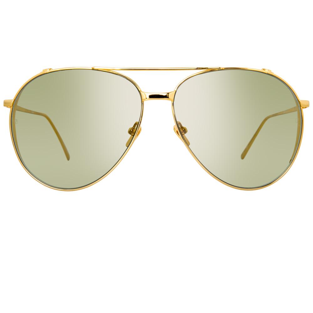 Color_LFL425C13SUN - Linda Farrow 425 C13 Aviator Sunglasses