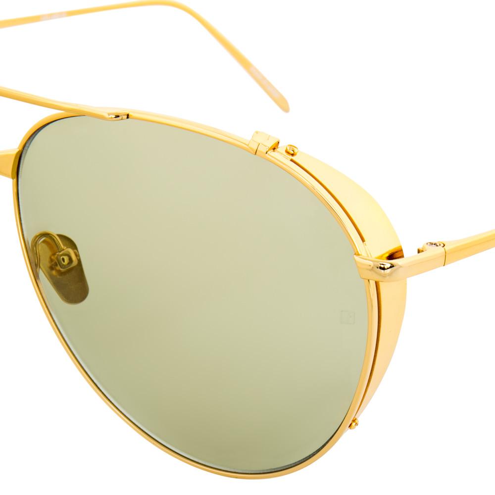 Color_LFL425C13SUN - Linda Farrow 425 C13 Aviator Sunglasses