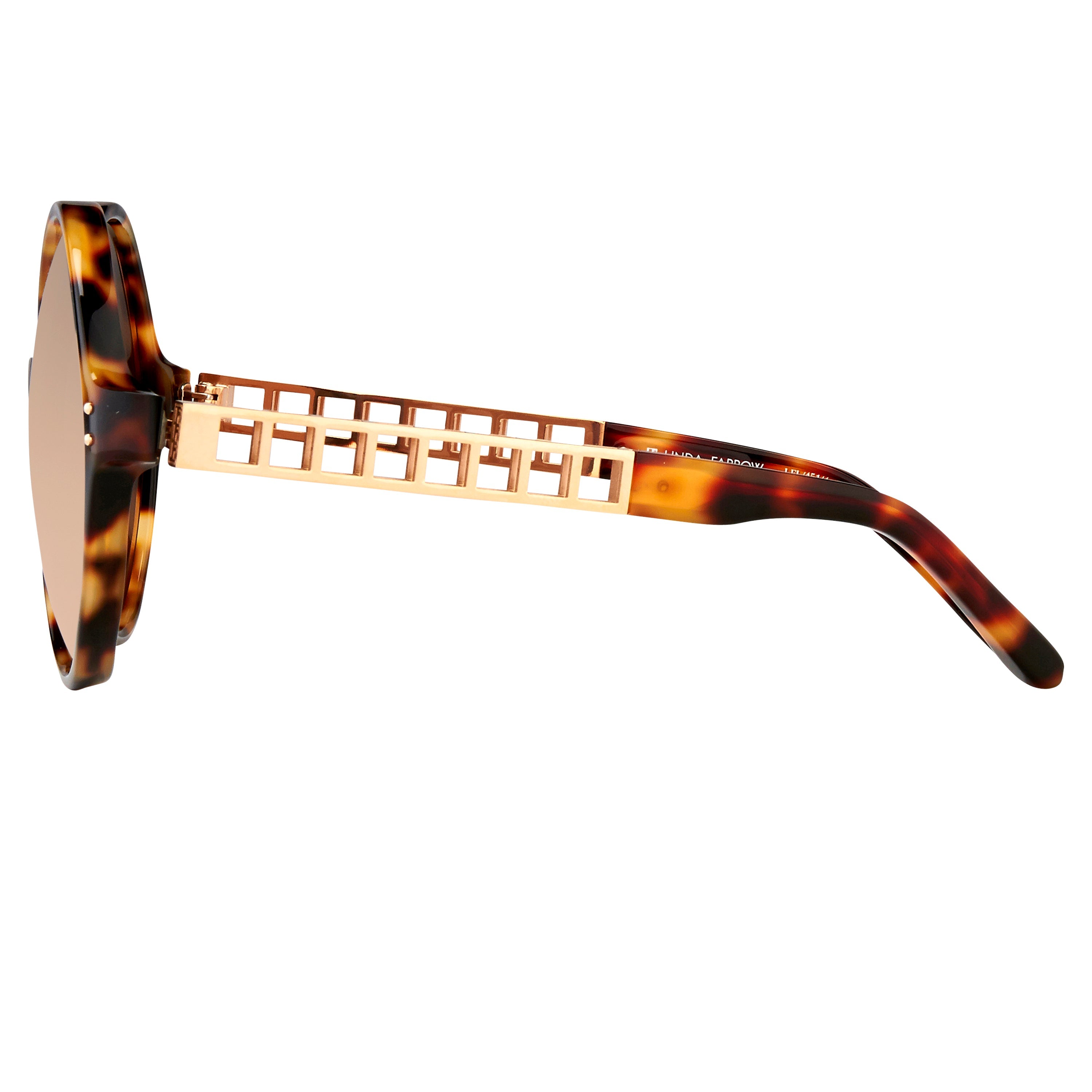 Color_LFL451C4SUN - Linda Farrow 451 C4 Round Sunglasses