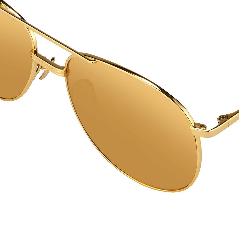 Color_LFL482C1SUN - Linda Farrow 482 C1 Aviator Sunglasses