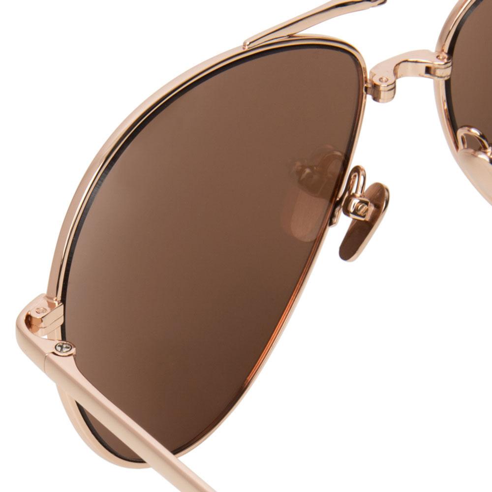 Color_LFL518C3SUN - Linda Farrow 518 C3 Aviator Sunglasses