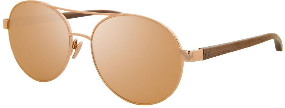 Color_LFL559C3SUN - Linda Farrow 559 C3 Aviator Sunglasses