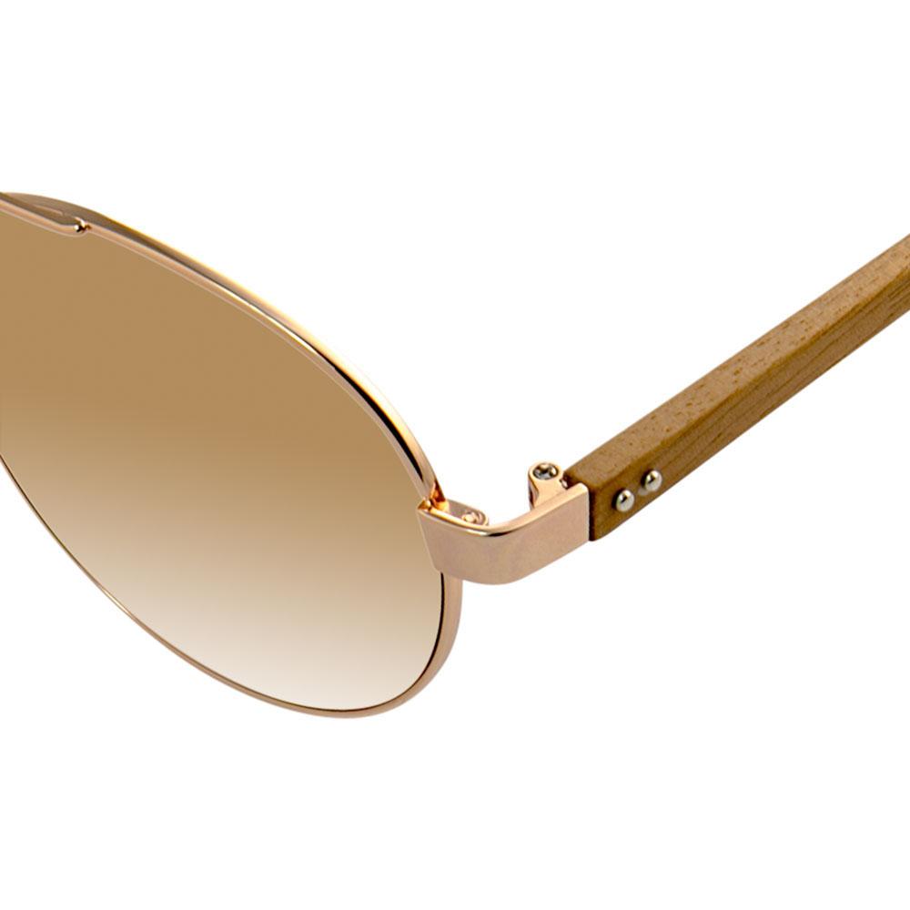 Color_LFL559C3SUN - Linda Farrow 559 C3 Aviator Sunglasses