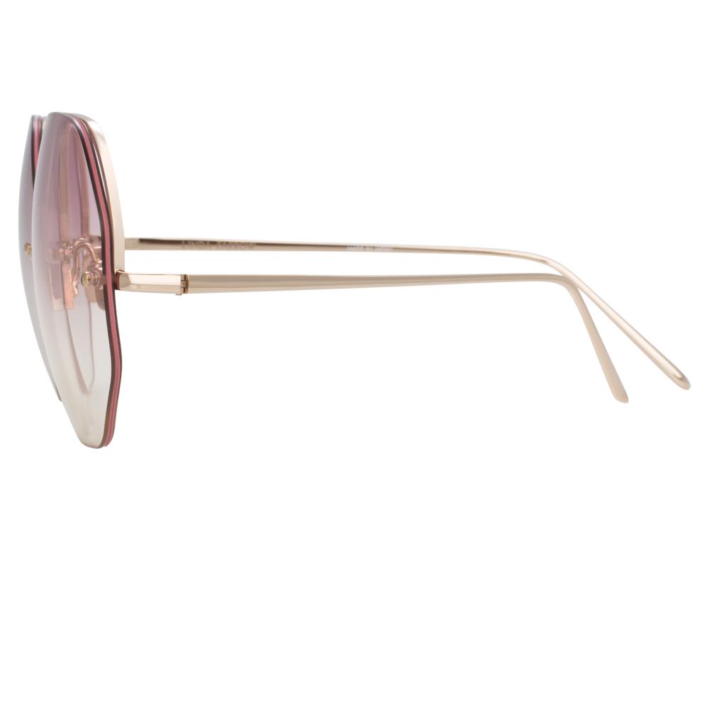 Color_LFL567C10SUN - Linda Farrow 567 C10 Oversized Sunglasses