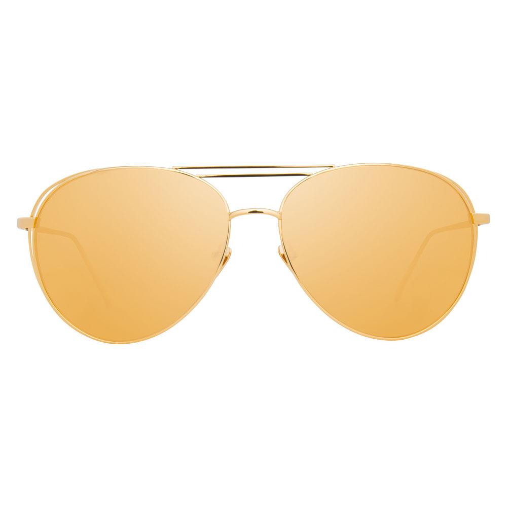 Color_LFL575C1SUN - Linda Farrow 575 C1 Aviator Sunglasses