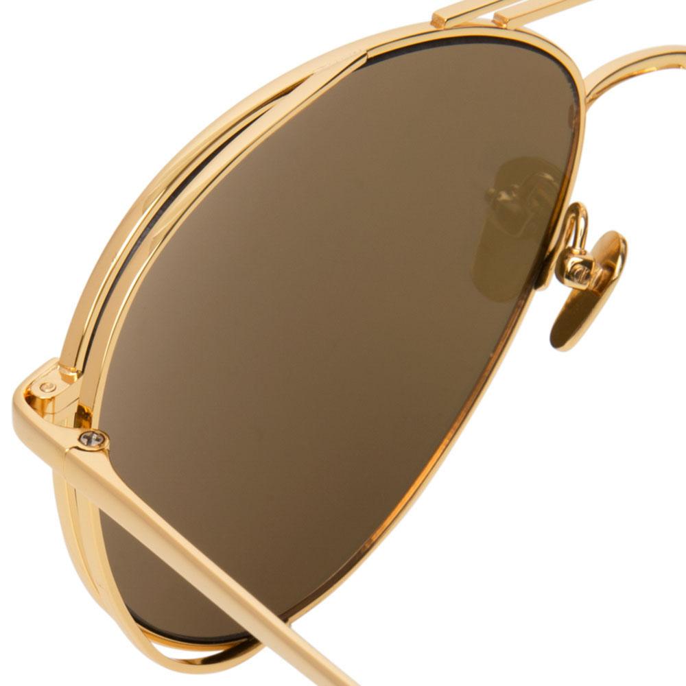 Color_LFL575C1SUN - Linda Farrow 575 C1 Aviator Sunglasses