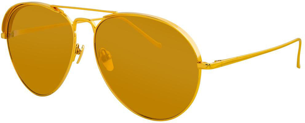 Color_LFL594C1SUN - Linda Farrow 594 C1 Aviator Sunglasses