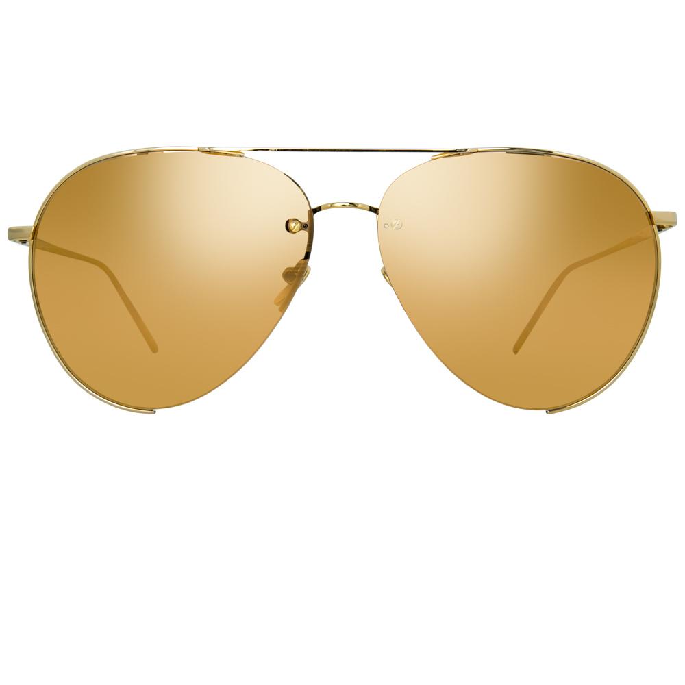 Color_LFL624C1SUN - Linda Farrow 624 C1 Aviator Sunglasses