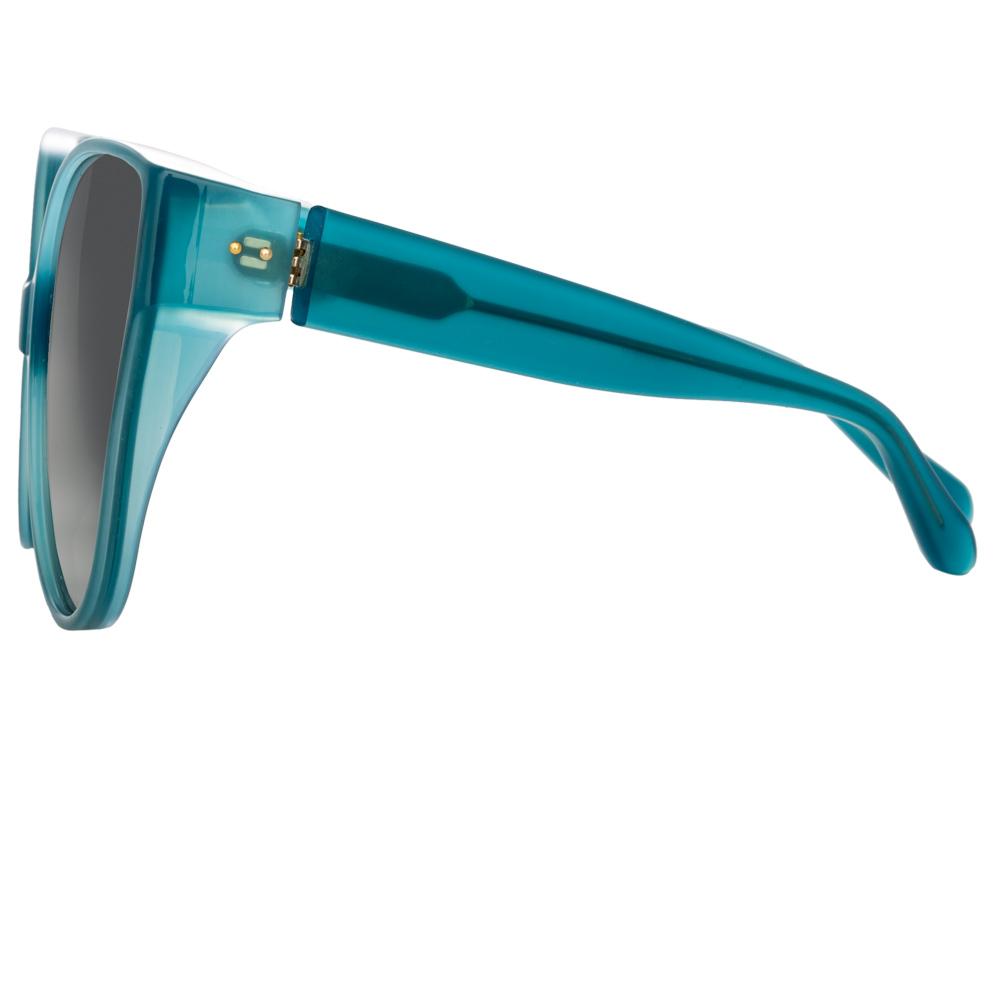 Color_LFL656C17SUN - Linda Farrow 656 C17 Cat Eye Sunglasses