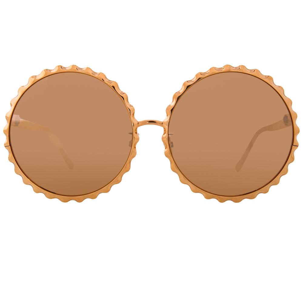 Color_LFL662C3SUN - Linda Farrow 662 C3 Round Sunglasses