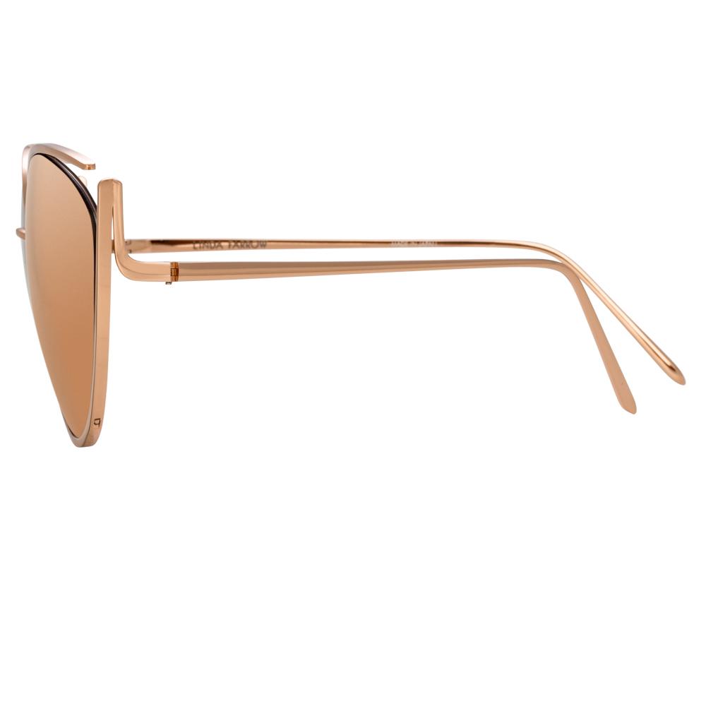 Color_LFL668C3SUN - Linda Farrow Fontaine C3 Cat Eye Sunglasses