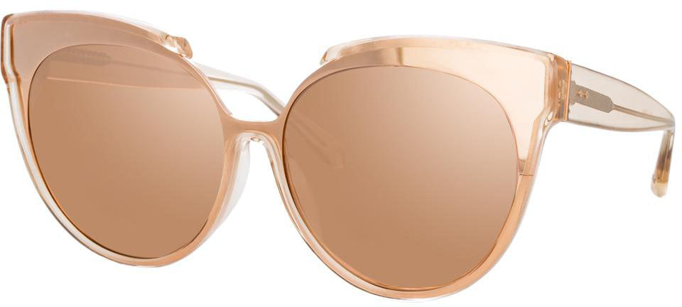 Color_LFL790C4SUN - Linda Farrow Sami C4 Oversized Sunglasses