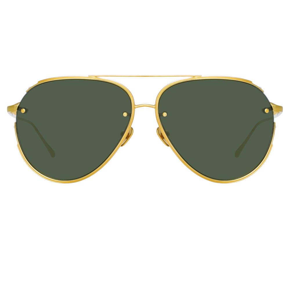 Color_LFL950C1SUN - Russo Aviator Sunglasses in Yellow Gold