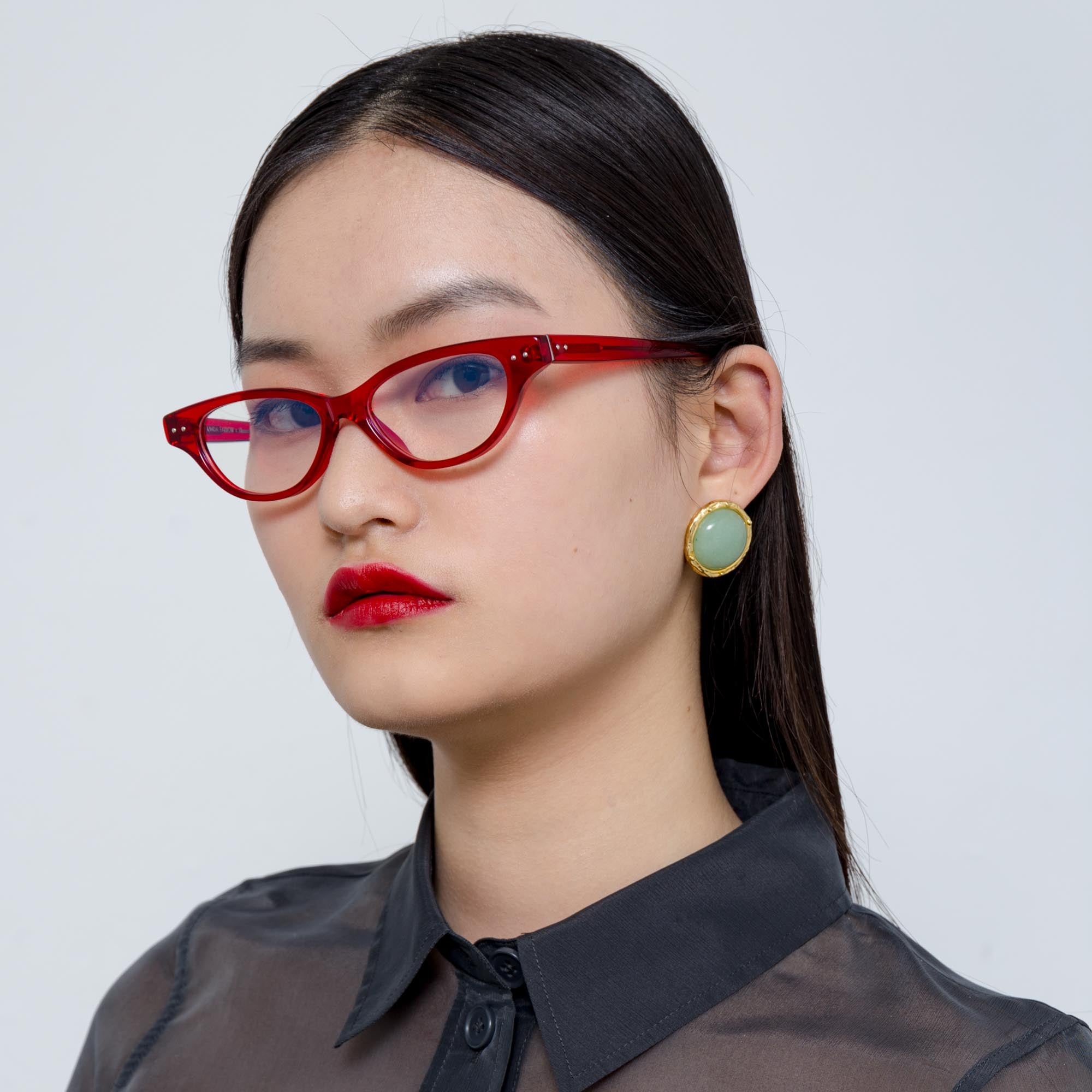 Color_LFL965C7OPT - Alessandra Cat Eye Optical Frame in Red