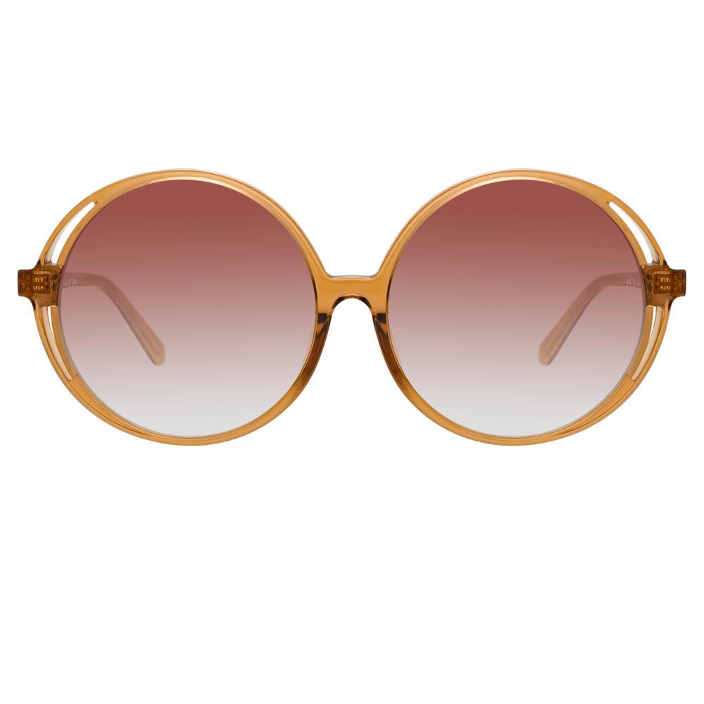 Color_LFL989C2SUN - Bianca Round Sunglasses in Brown