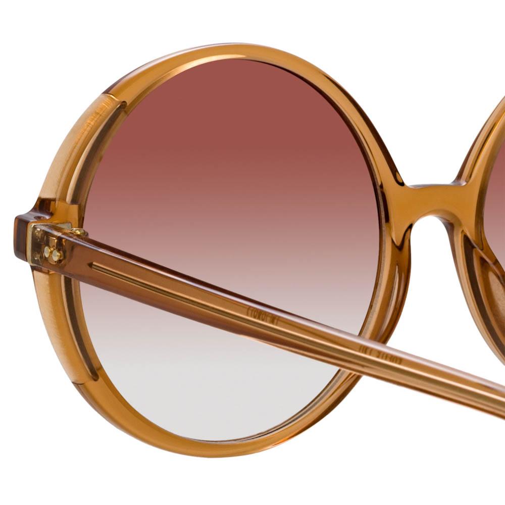 Color_LFL989C2SUN - Bianca Round Sunglasses in Brown