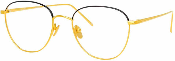 Color_LFLC819C24OPT - The Raif | Square Optical Frame in Yellow Gold (C24)