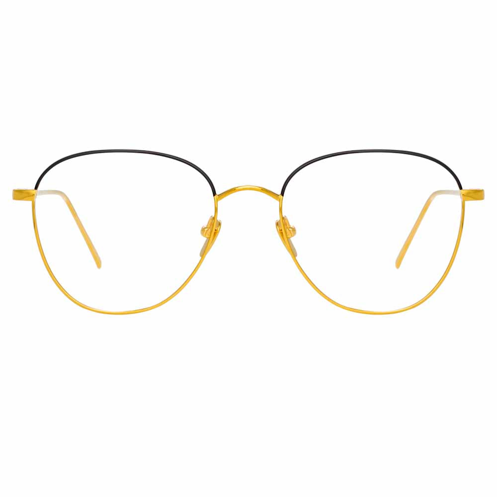 Square Optical Frame in Yellow Gold (C24)
