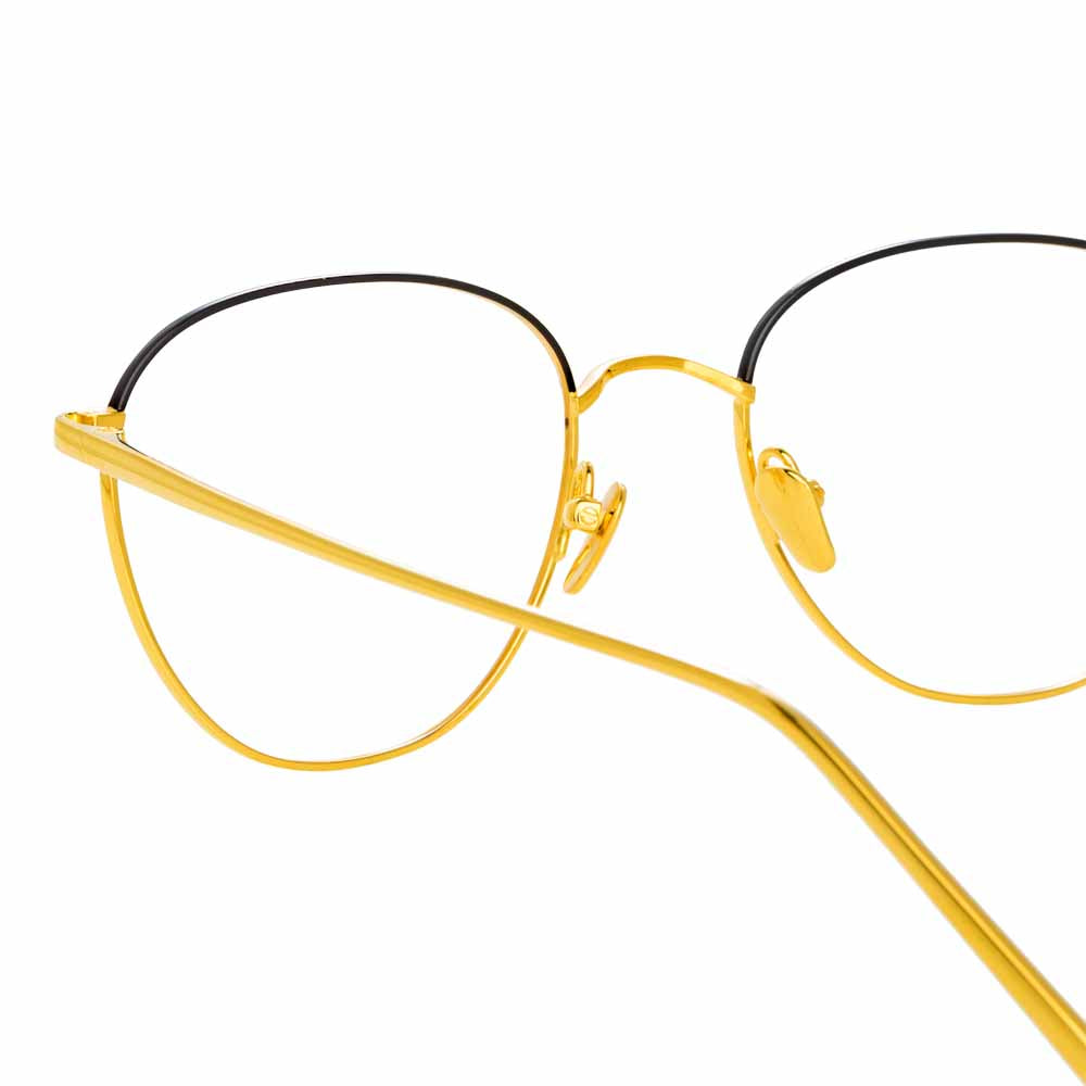 Square Optical Frame in Yellow Gold (C24)