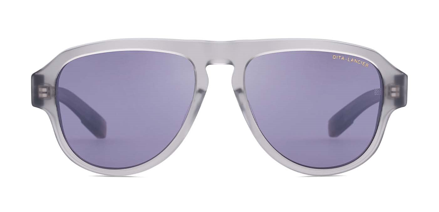 Color_DLS706-A-02 - SATIN CRYSTAL GREY - ANTIQUE SILVER - DITA-SEA LENS - GREY POLARIZED