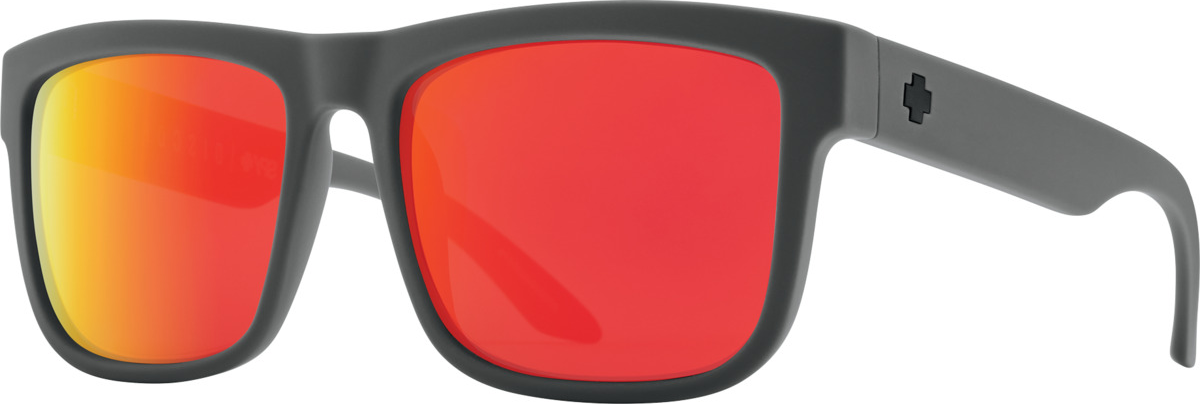 Color_6700000000075 - Soft Matte Dark Gray - Happy Gray Green Polar with Red Spectra Mirror