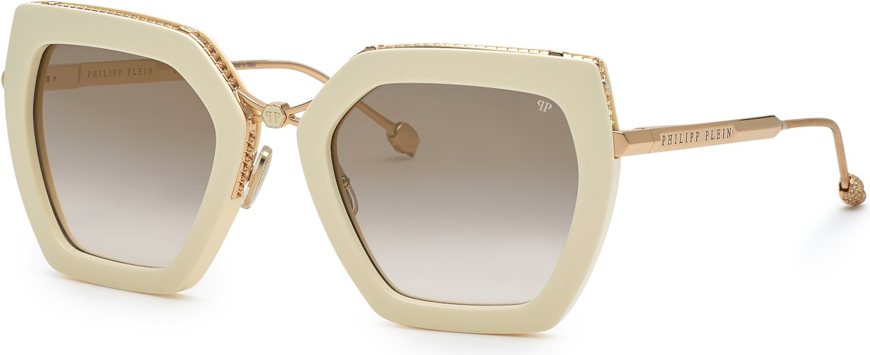 Color_9ZQG - SHINY FULL IVORY / BROWN GRADIENT/MIRROR GOLD