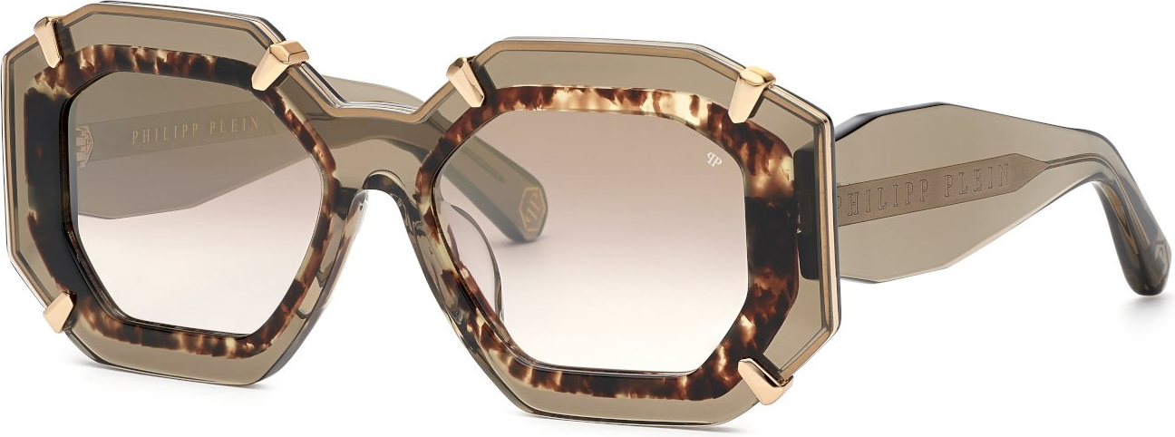 Color_G61G - SHINY TRANSP.GREEN / BROWN GRADIENT/MIRROR GOLD