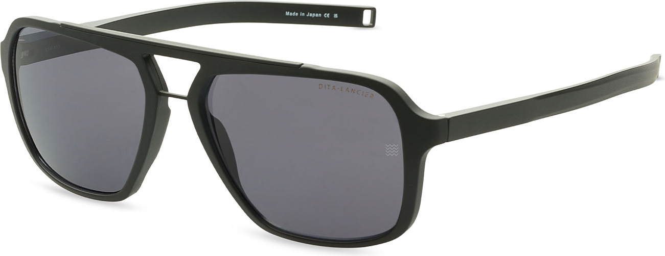 Color_DLS415-A-03 - Matte Black / Sea Lens - Grey Polarized