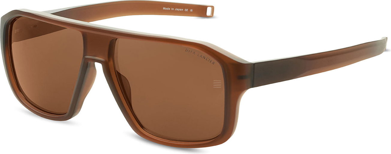 Color_DLS710-A-02 - Copperhead Brown / Land Lens - Brown Polarized