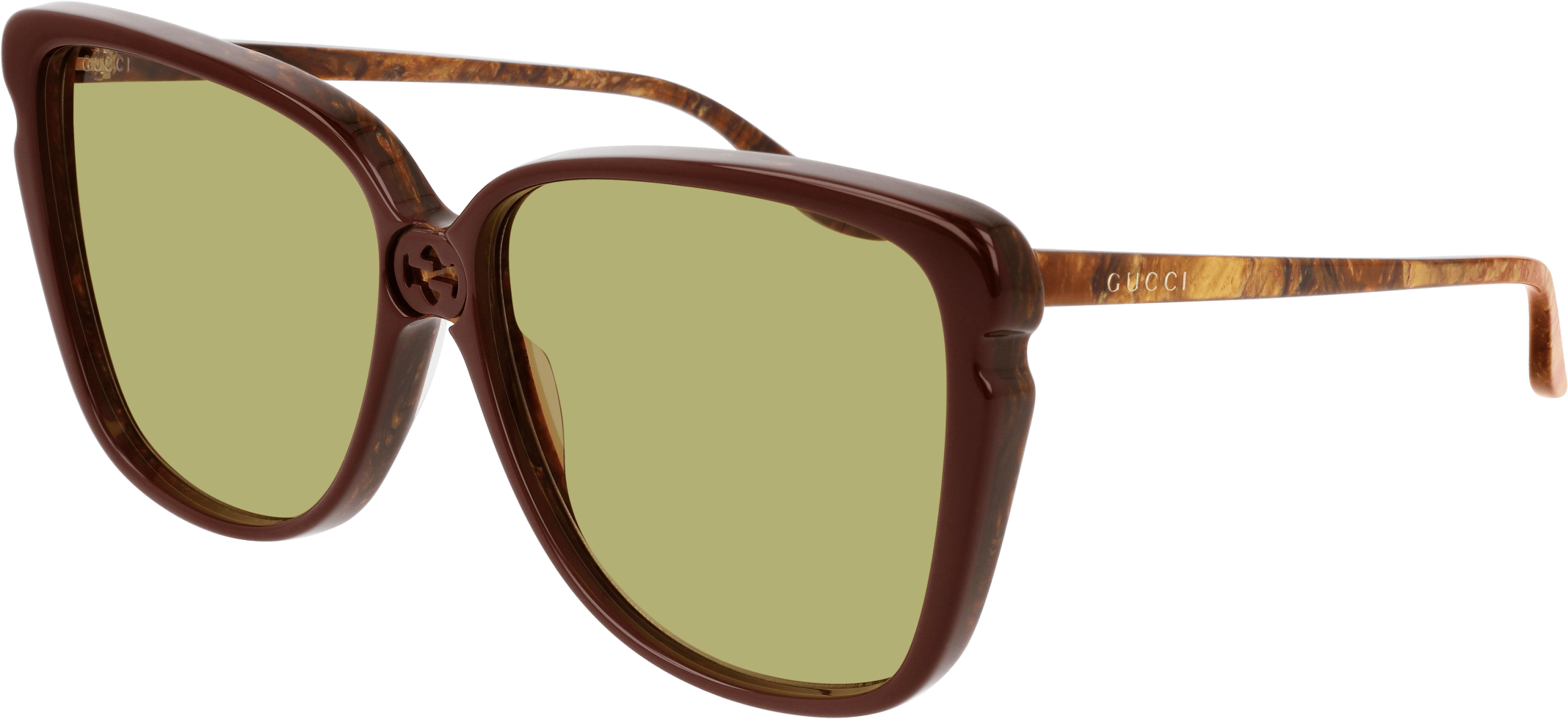 Color_GG0709S-001 - BURGUNDY - GREEN
