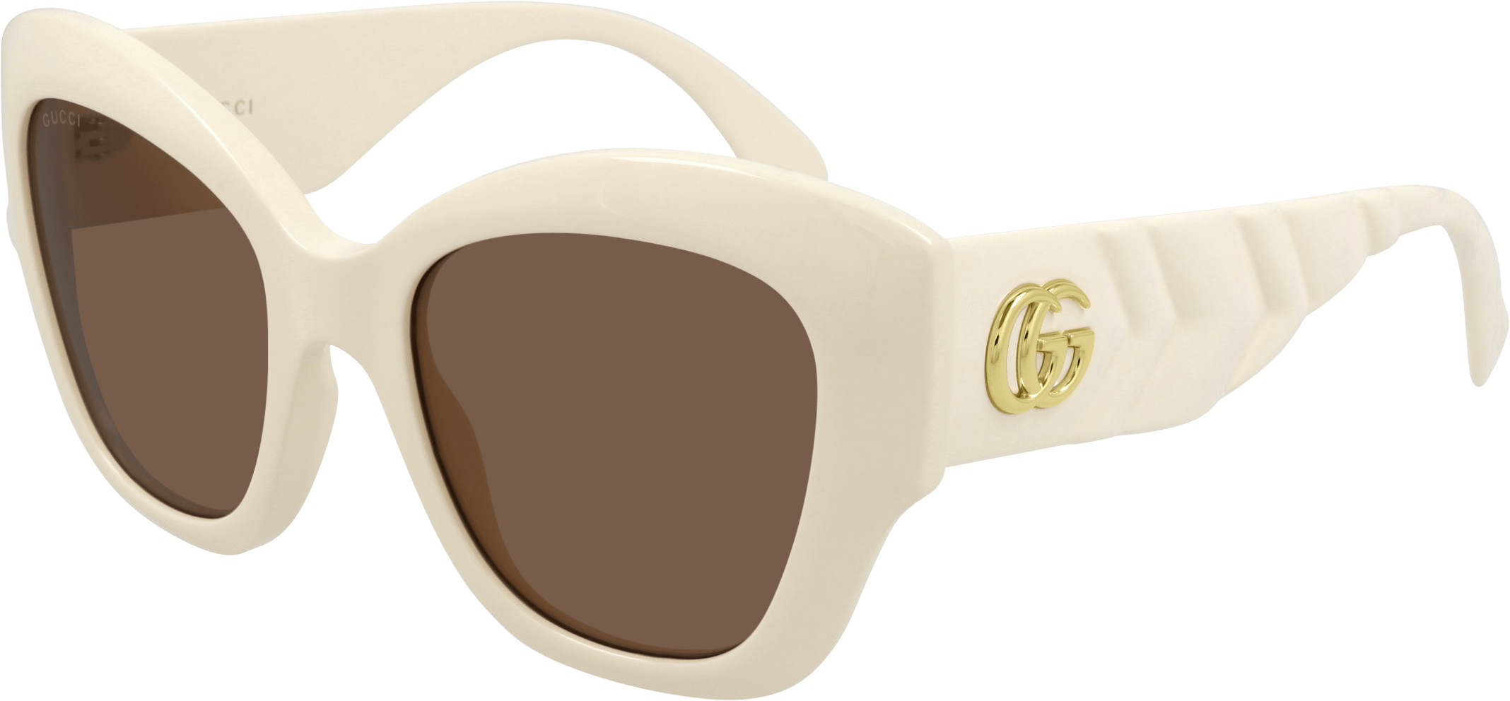 Color_GG0808S-002 - IVORY - BROWN