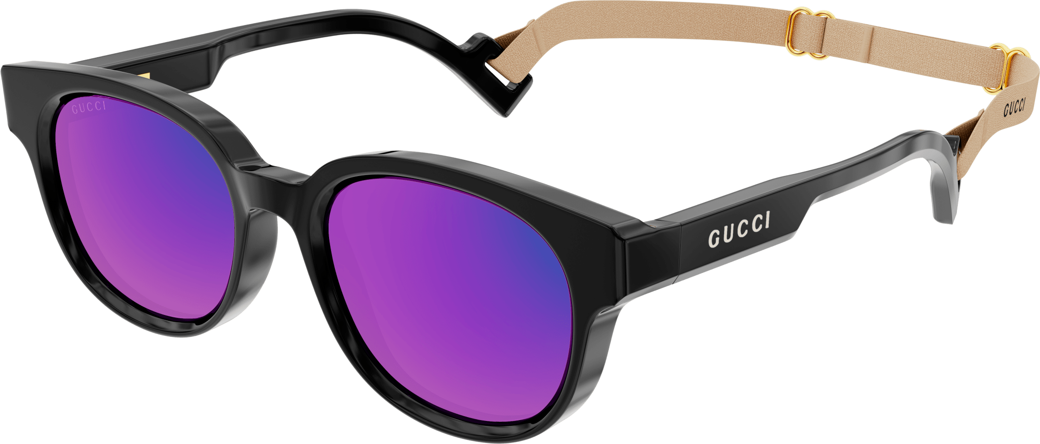 Color_GG1237S-002 - BLACK - VIOLET - MIRROR(DOUBLE)