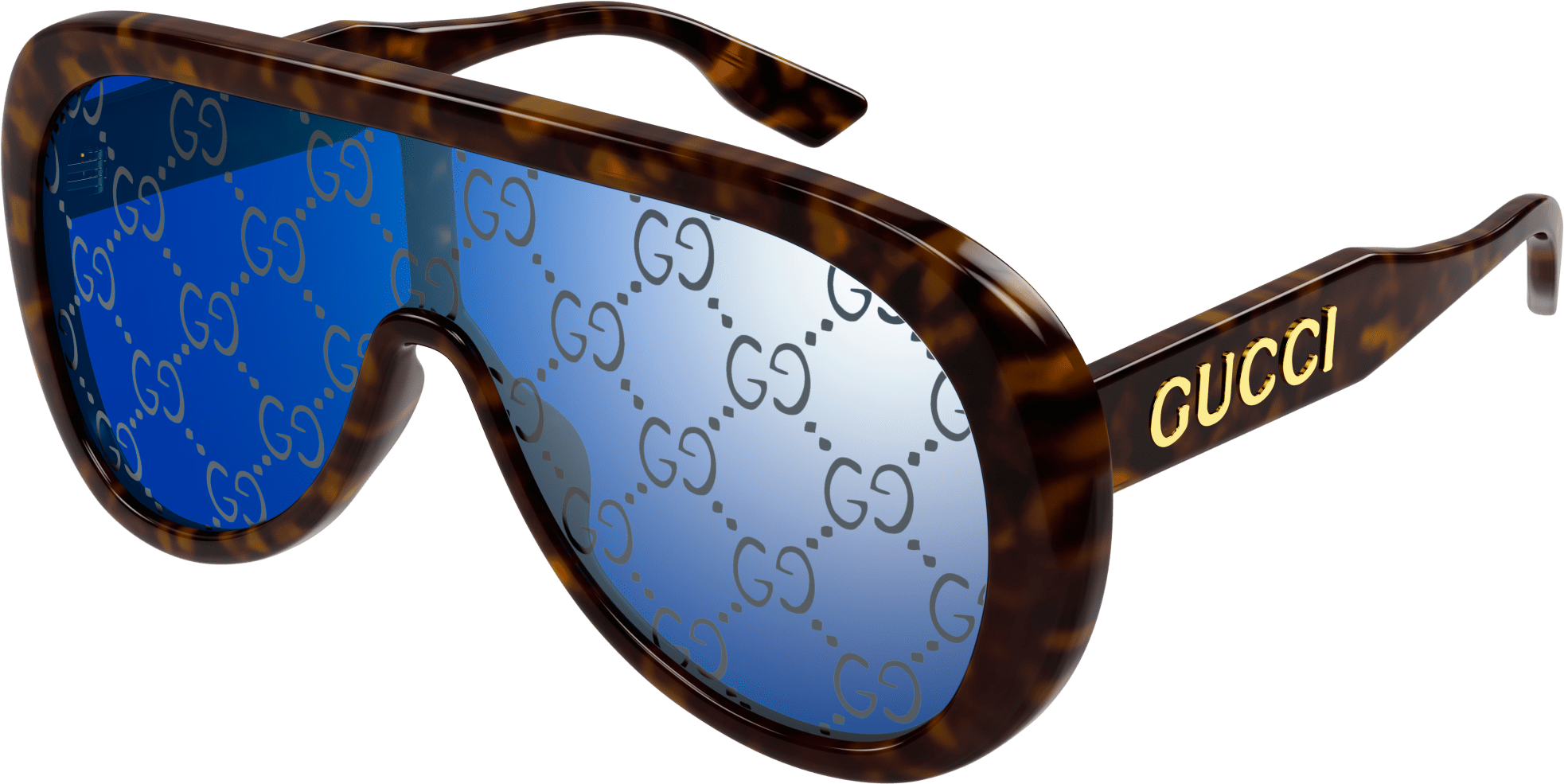 Color_GG1370S-002 - HAVANA - BLUE - MIRROR(DOUBLE)