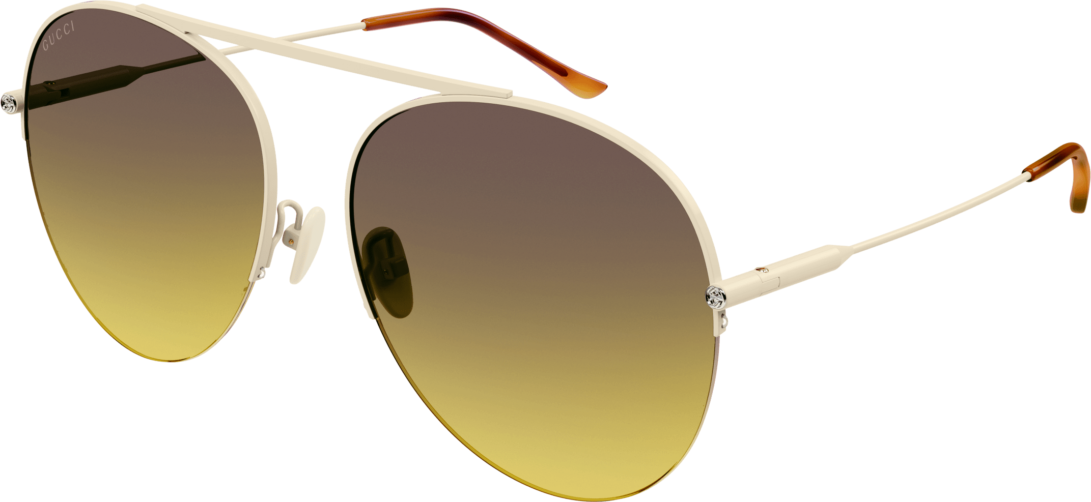 Color_GG1413S-004 - IVORY - BROWN - GRADIENT(DOUBLE)