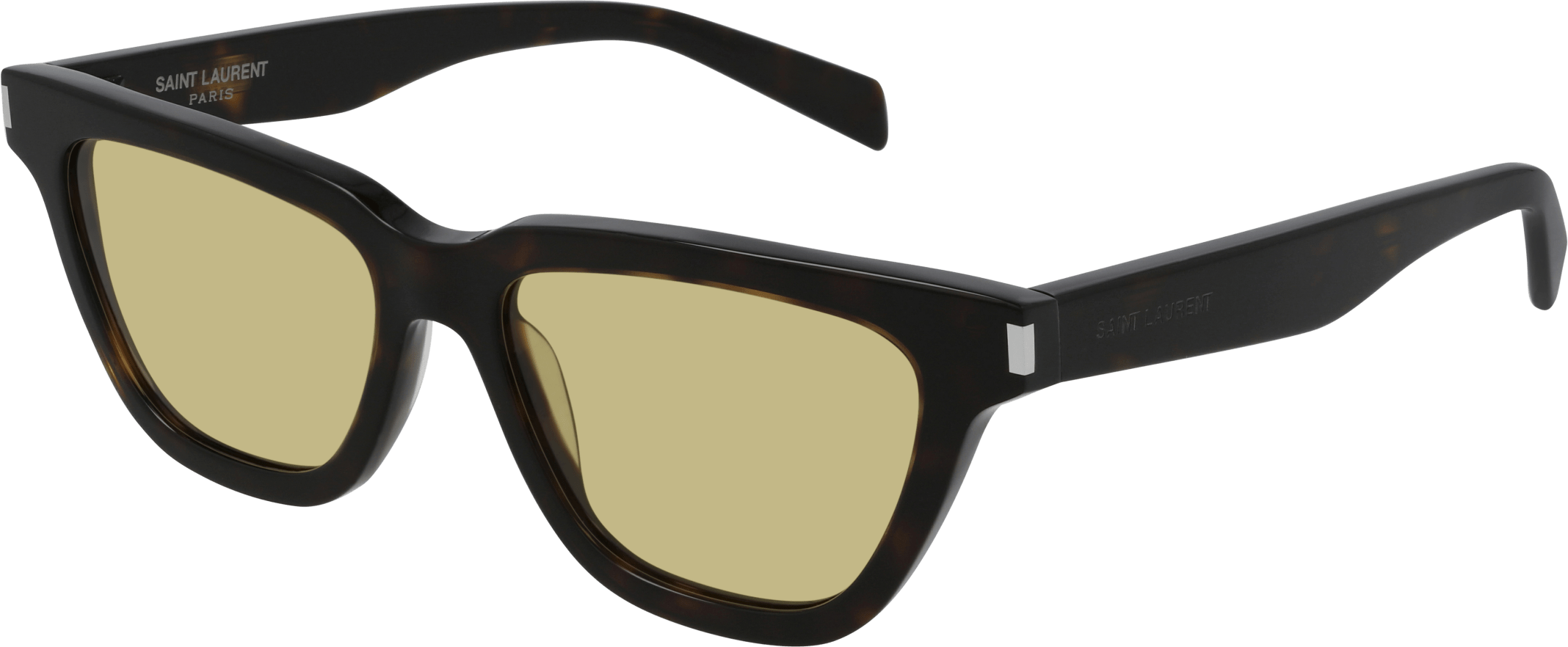 Brand New SAINT LAURENT Sunglasses SL 462 SULPICE 006 Transparent green  Woman